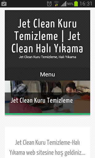 Jet Clean Kuru Temizleme