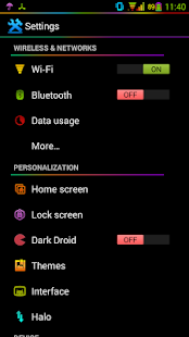 CM 11/10.2 THEME NEON COLORS - screenshot thumbnail
