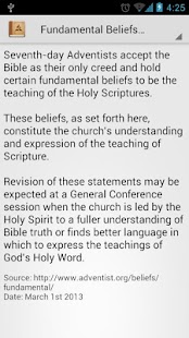 Download Beliefs of 7th Day Adventists APK for PC