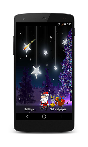 【免費個人化App】Christmas Santa Live Wallpaper-APP點子