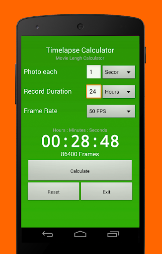 TimeLapse Calculator pro