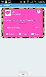 免費下載個人化APP|Go SMS Themes: Pink Cheetah app開箱文|APP開箱王
