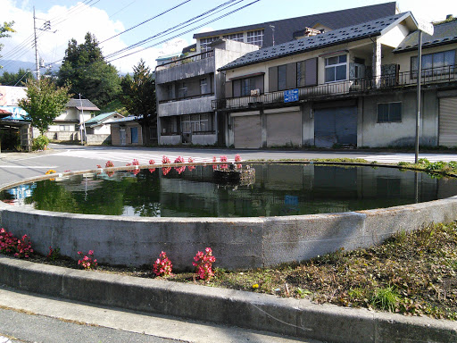旧鎌田交差点の噴水