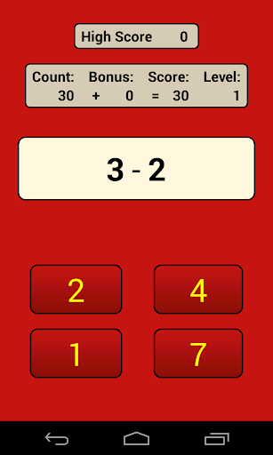 Quick Calc game