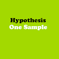 Statistics Hypothesis One Apk