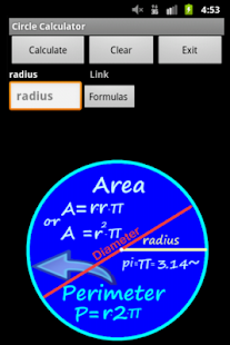 Free Area of a circle APK