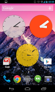 Wow KitKat Clock Widgets - screenshot thumbnail