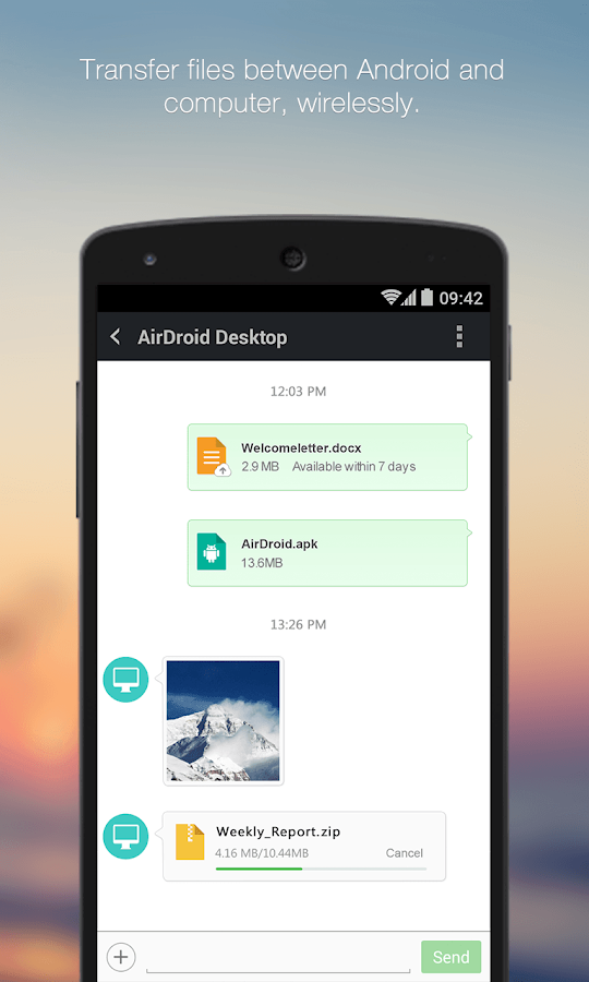 AirDroid - Android on Computer - screenshot