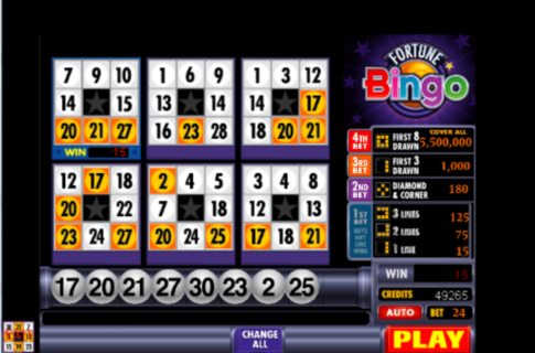 A Fortune Bingo Screen 1