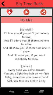 Big Time Rush Lyrics Screenshots 4