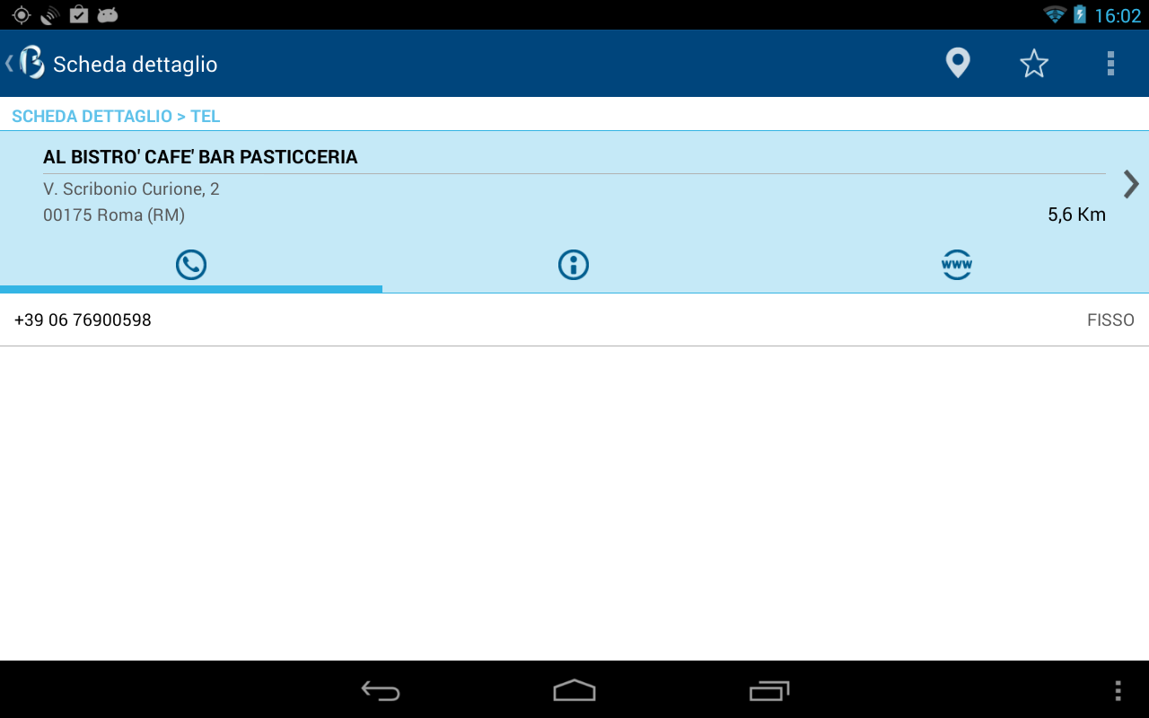 PagineBianche App Android su Google Play