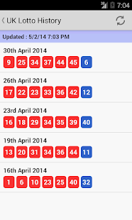 UK Irish Lotto & EuroMillions Screenshots 2