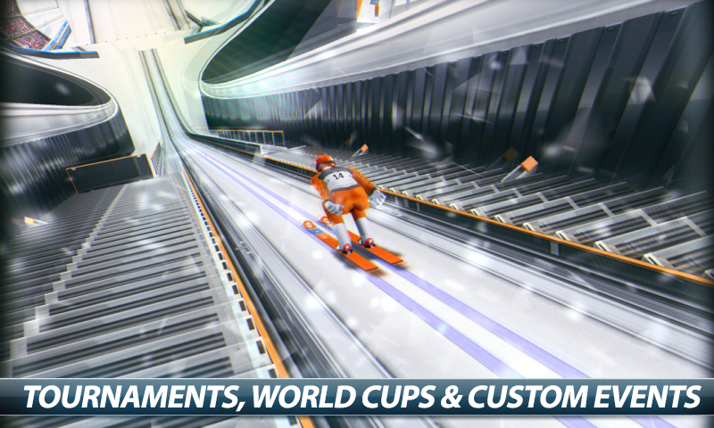 Android application Ski Jumping Pro screenshort