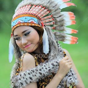 Gadis Indian by Irvan Blue-Ray - People Portraits of Women