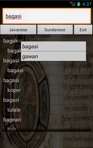 Sundanese Javanese Dictionary