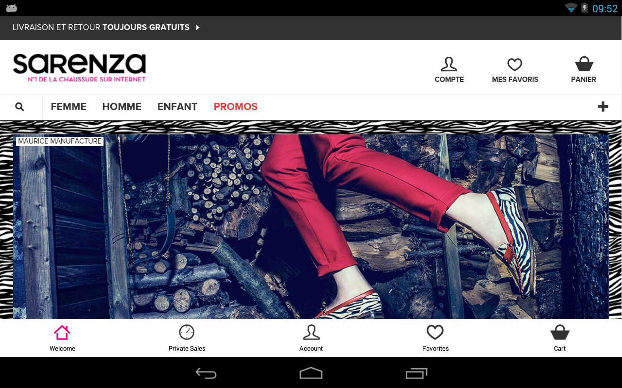 Sarenza - Android Apps on Google Play