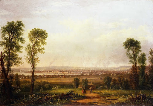 Cincinnati From Covington, Kentucky - 1850