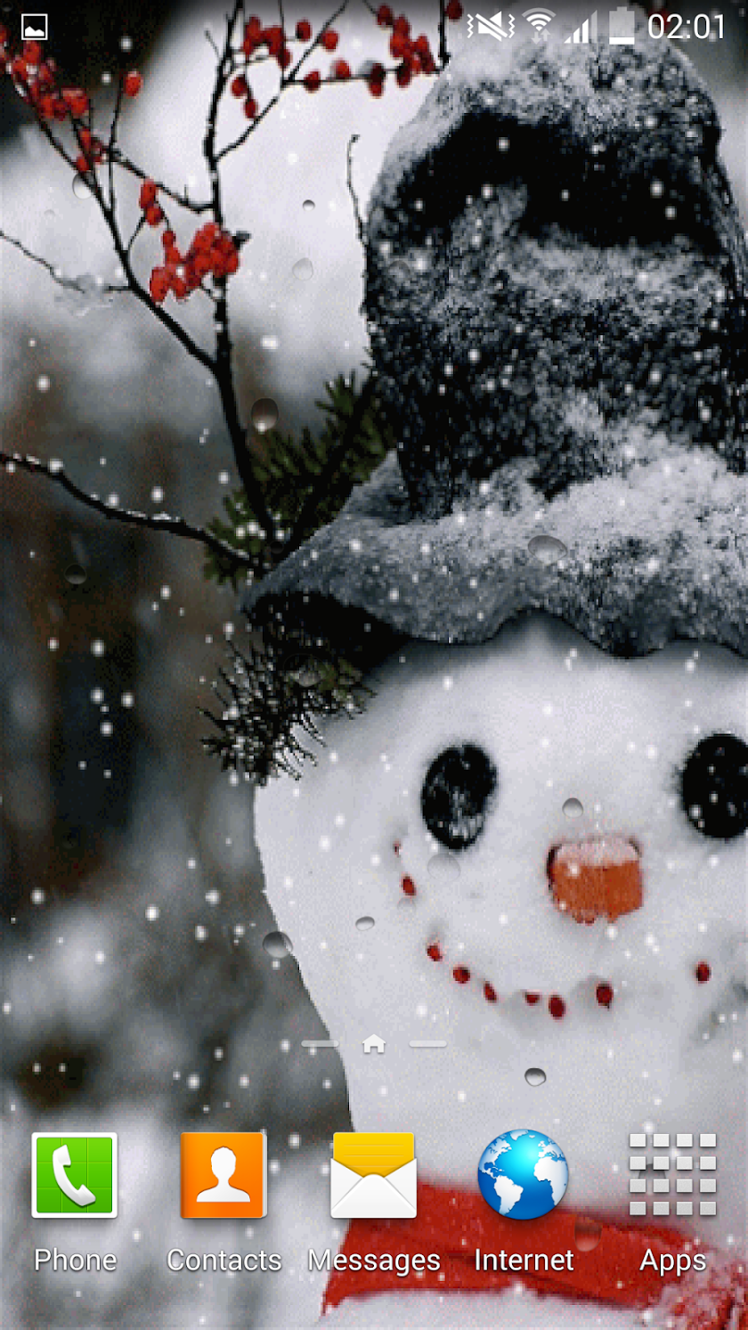 Snowfall Live Wallpaper Screen 2