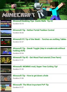 Minecraft Guide Tips