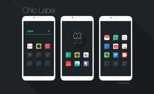 Chic Label Buzz Launcher Theme