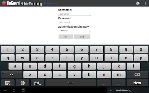 OnGuard Mobile Monitoring