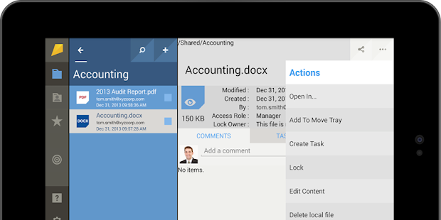 kiteworks for SECTOR Screenshots 1