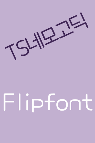 TS네모고딕™ 한국어 Flipfont