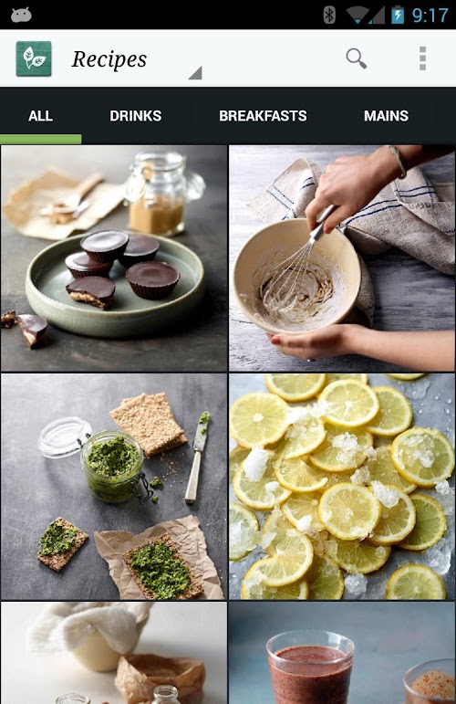 Android application The Whole Pantry screenshort