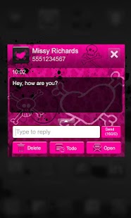 How to install Cute Pink Cheetah Theme Go SMS lastet apk for pc