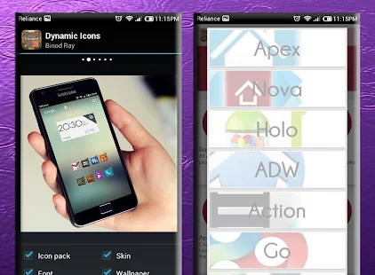 DYNAMICS ICONS APEX NOVA ADW - screenshot thumbnail
