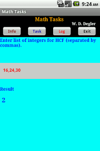 Math Tasks