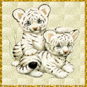 Adorable Snow Tiger Cubs LWP logo