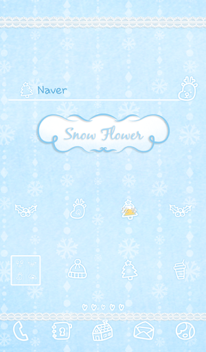 Snow flower dodol theme