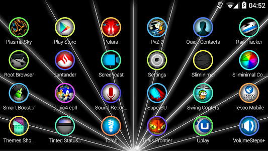 Screenshot Rings icon theme v1.1.0