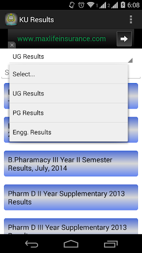 Kakatiya University Results