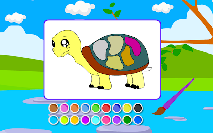 Turtle Coloring Pages poster 6