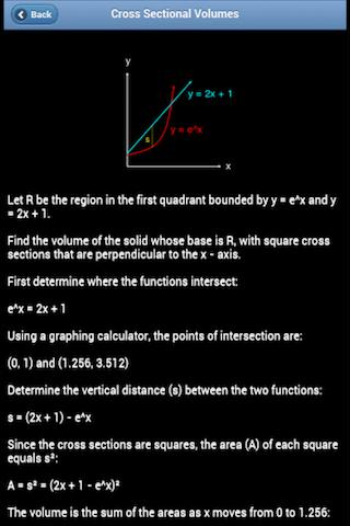 Android application Calculus Pro screenshort