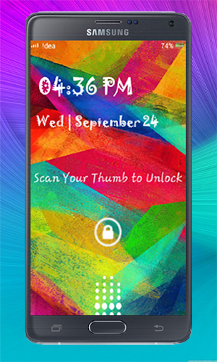 Galaxy Note4 Lock Scr