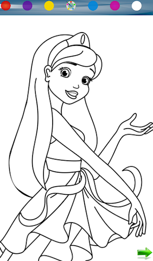 Fairy Princess Coloring Game