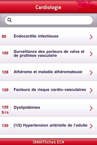 SMARTfiches Cardiologie Screen 2