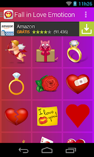 Fall in Love Emoticons - náhled