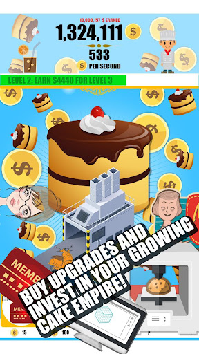 【免費休閒App】Cake Clicker: Bakery Empire-APP點子