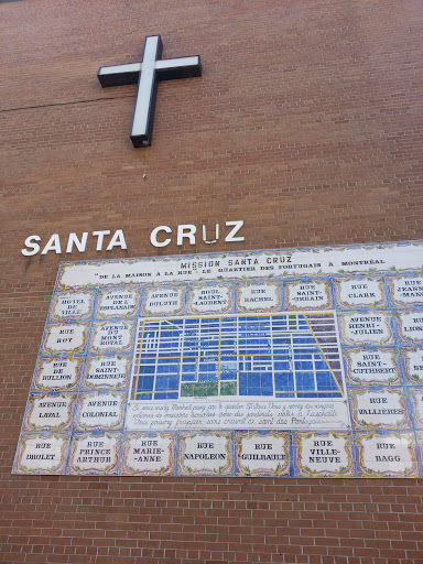 Santa Cruz Street Map Wall