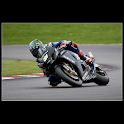 Motorcycle race illustrated logo