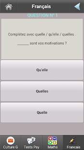 Concours Fonction Publique. Screenshots 3