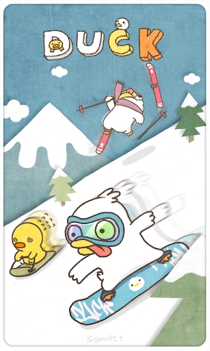 Duck ski icon theme