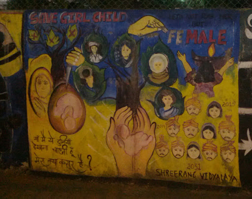 Save Girl Child Graffiti 