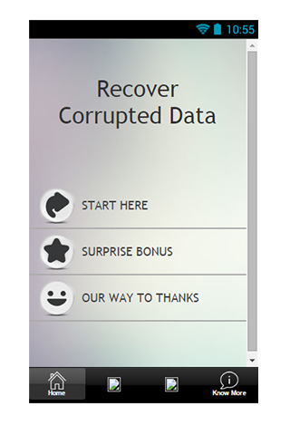 Recover Corrupted Data Guide