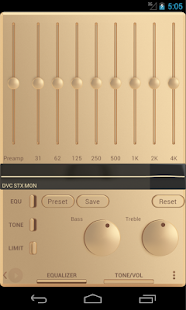 Free Download Poweramp skin Champagne Gold APK for Android