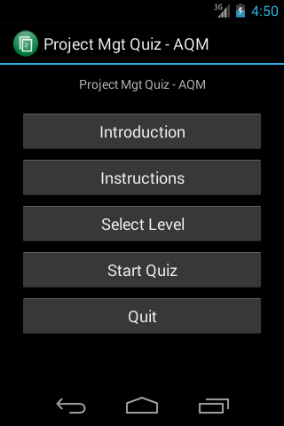 Project Management Quiz